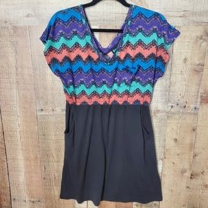 WEAVERS 80s Inspired Dress Size M with Pockets!